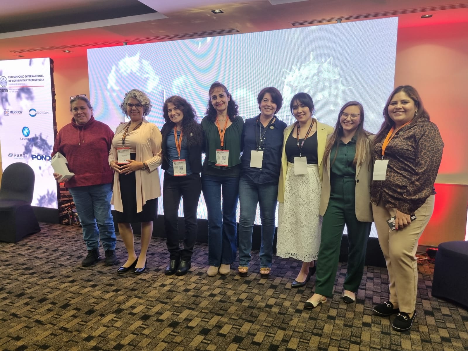 Women in biosafety event flyer, AMEXBIO