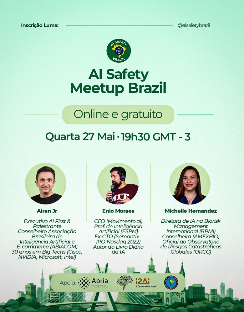 Invited speaker on AI x Bio, AI Safety Brazil