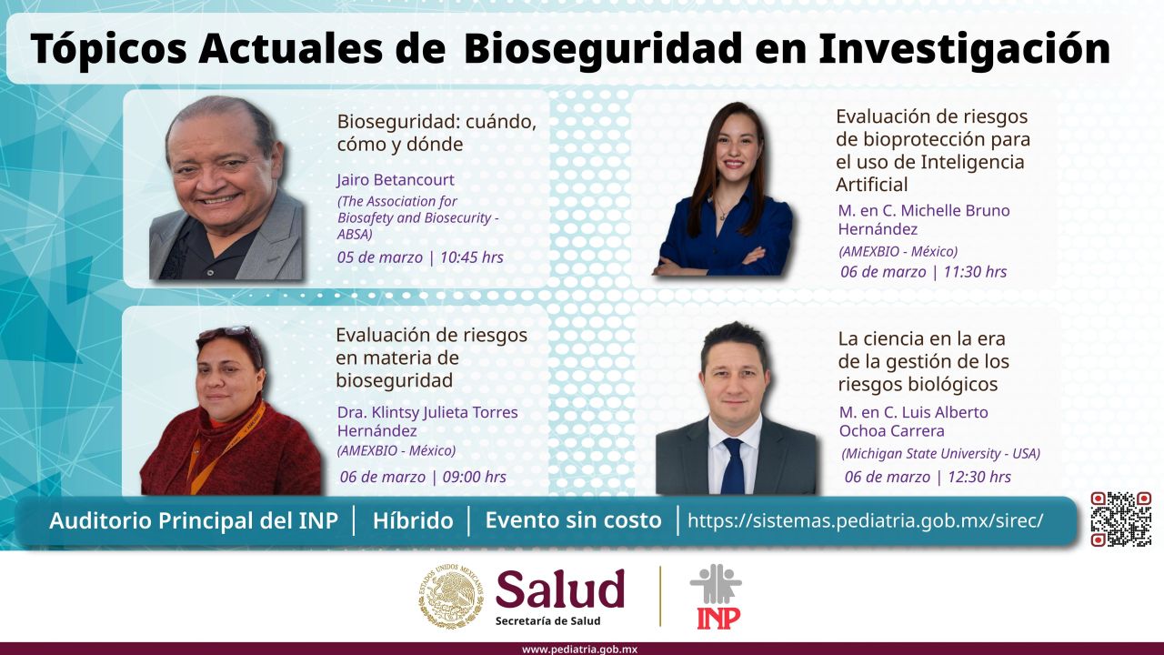 AI speaker at Instituto Nacional de Pediatría