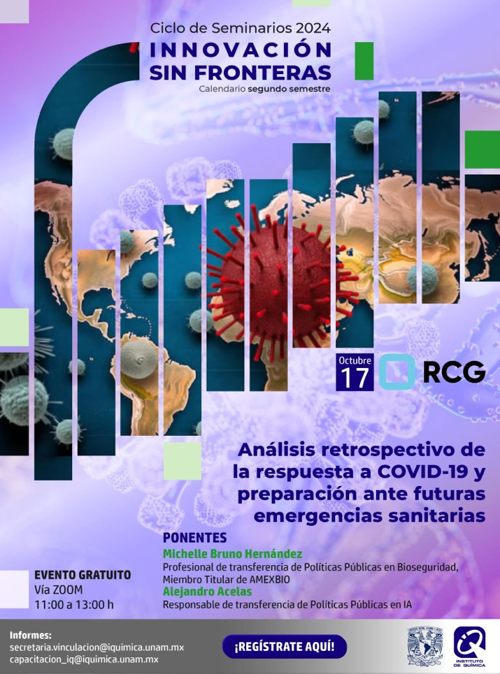 Speaker at the SRE, ROTT and UNAM webinar