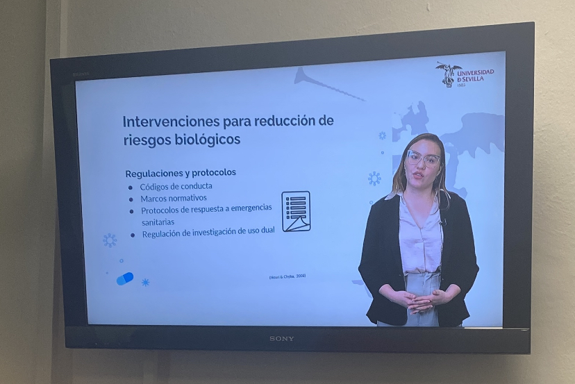 Michelle as invited speaker for University of Seville online courses, 2023