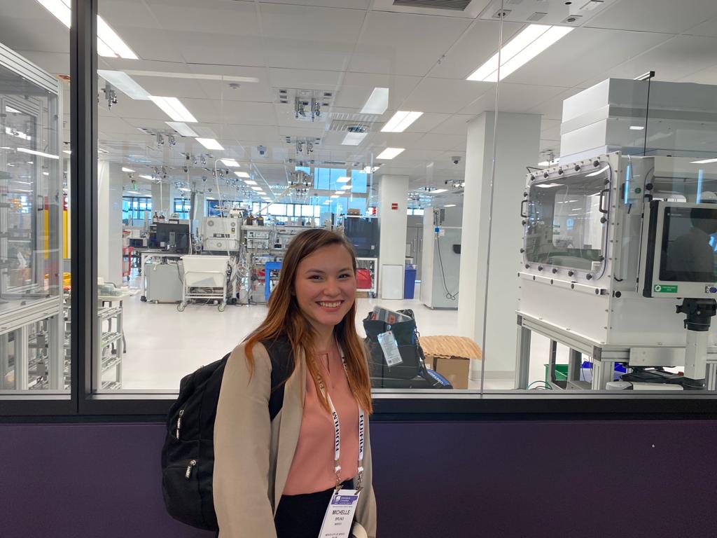 Michelle visiting Ginkgo Bioworks in Boston, 2023